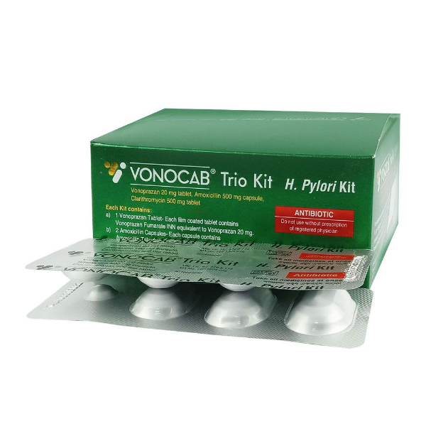 VONOCAB TRIO KIT 20 mg+1000 mg+500 mg